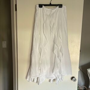 American Eagle Outfitters Asymmetrical White Skirt